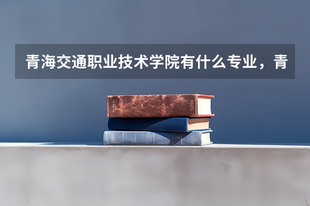 青海交通职业技术学院有什么专业，青海交通职业技术学院招生专业设置情况