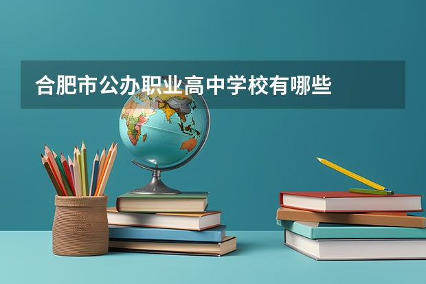 合肥市公办职业高中学校有哪些
