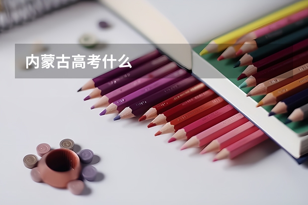 内蒙古高考什么