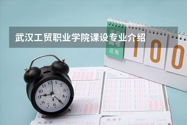 武汉工贸职业学院课设专业介绍
