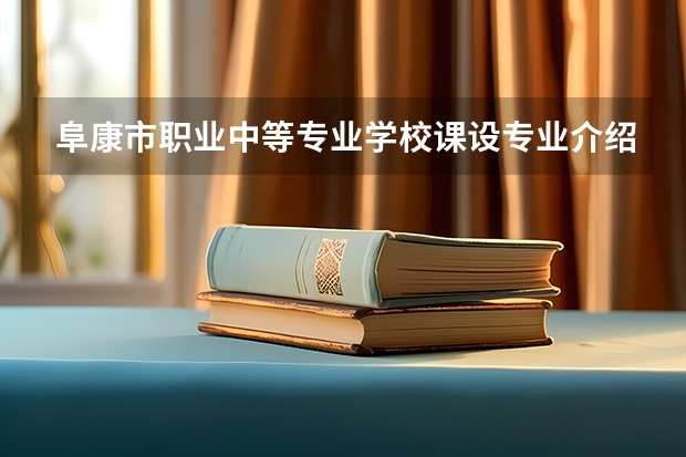 阜康市职业中等专业学校课设专业介绍