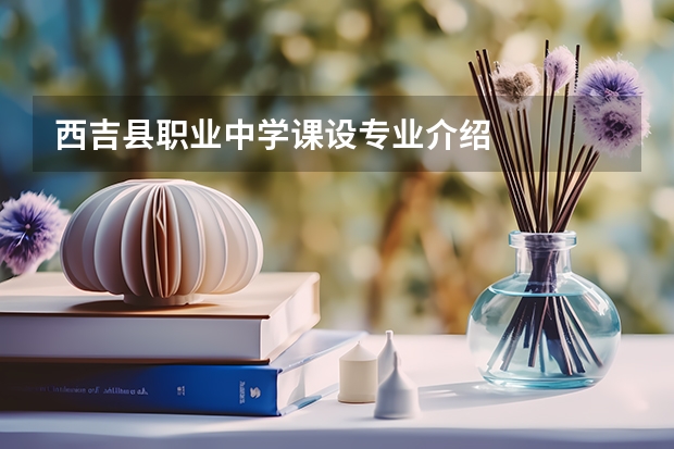 西吉县职业中学课设专业介绍
