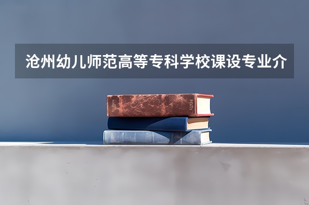 沧州幼儿师范高等专科学校课设专业介绍