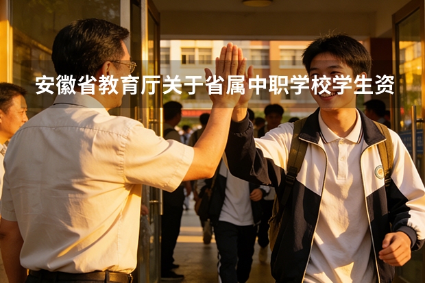 安徽省教育厅关于省属中职学校学生资助工作检查情况的通报存在问题 安徽省亳州市中职学校哪几所最好