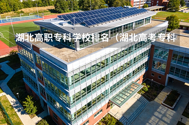 湖北高职专科学校排名（湖北高考专科学校排名及分数）