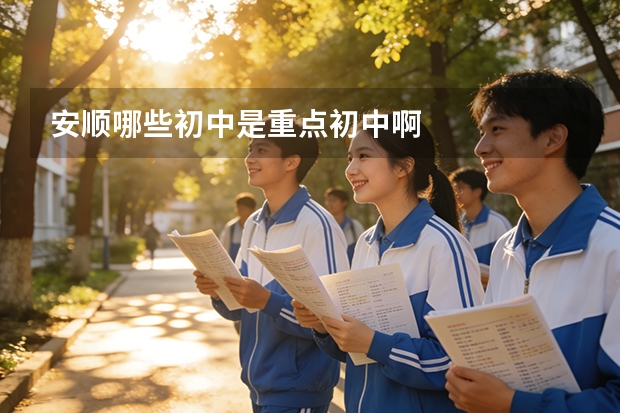 安顺哪些初中是重点初中啊