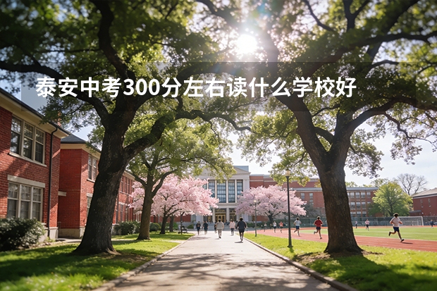 泰安中考300分左右读什么学校好