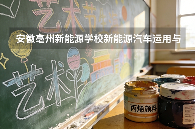 安徽亳州新能源学校新能源汽车运用与维修课程设置与专业能力要求