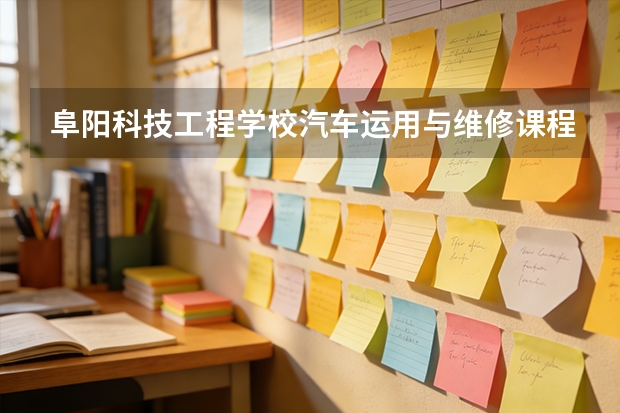 阜阳科技工程学校汽车运用与维修课程设置与专业能力要求