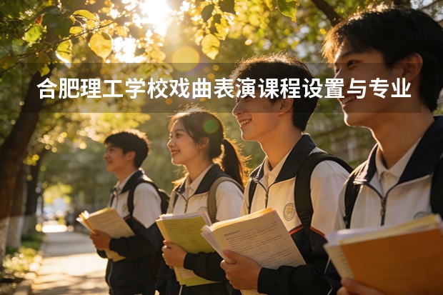 合肥理工学校戏曲表演课程设置与专业能力要求