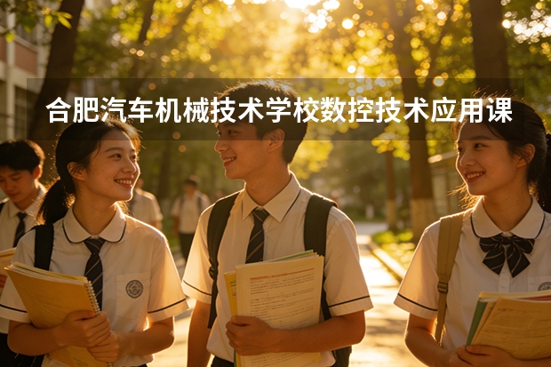 合肥汽车机械技术学校数控技术应用课程设置与专业能力要求