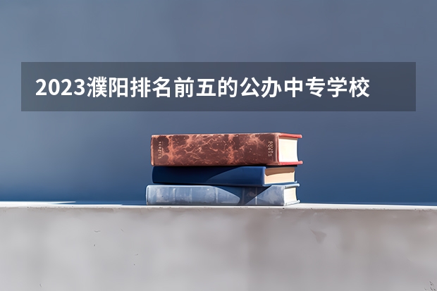 2023濮阳排名前五的公办中专学校名单