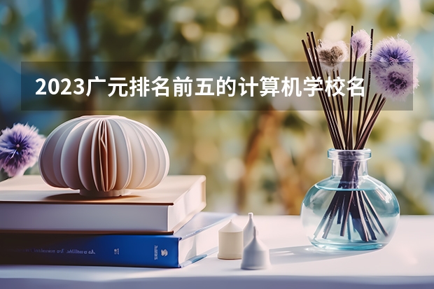 2023广元排名前五的计算机学校名单