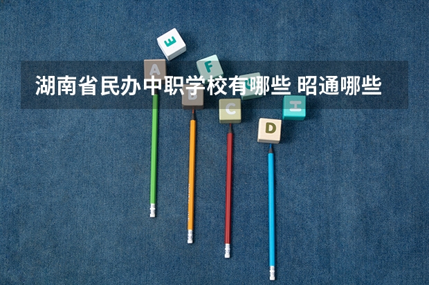湖南省民办中职学校有哪些 昭通哪些中职学校比较好