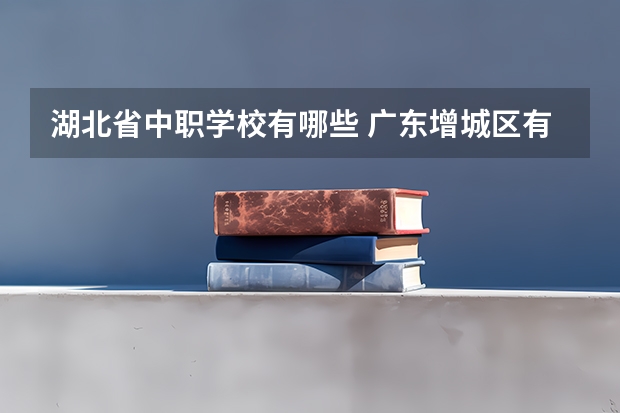 湖北省中职学校有哪些 广东增城区有哪些中职学校