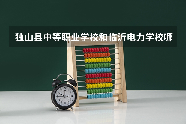 独山县中等职业学校和临沂电力学校哪个好