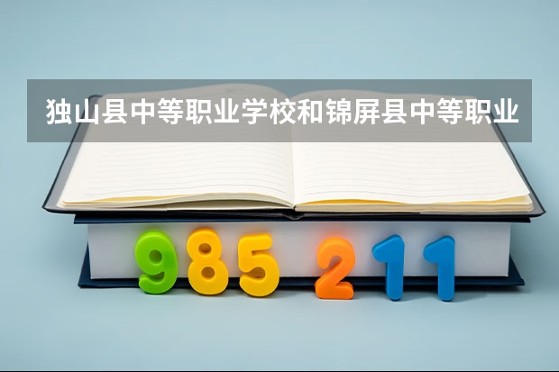 独山县中等职业学校和锦屏县中等职业学校哪个好