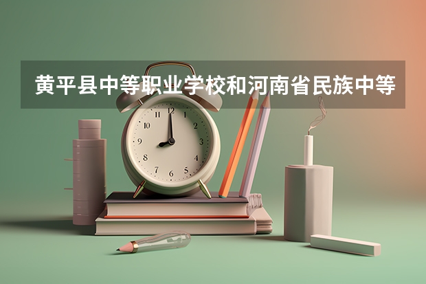黄平县中等职业学校和河南省民族中等专业学校哪个好