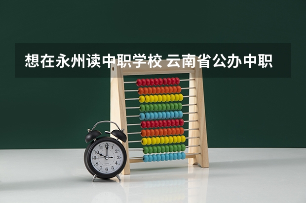 想在永州读中职学校 云南省公办中职学校排名