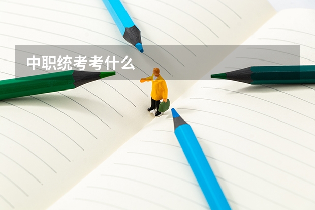 中职统考考什么